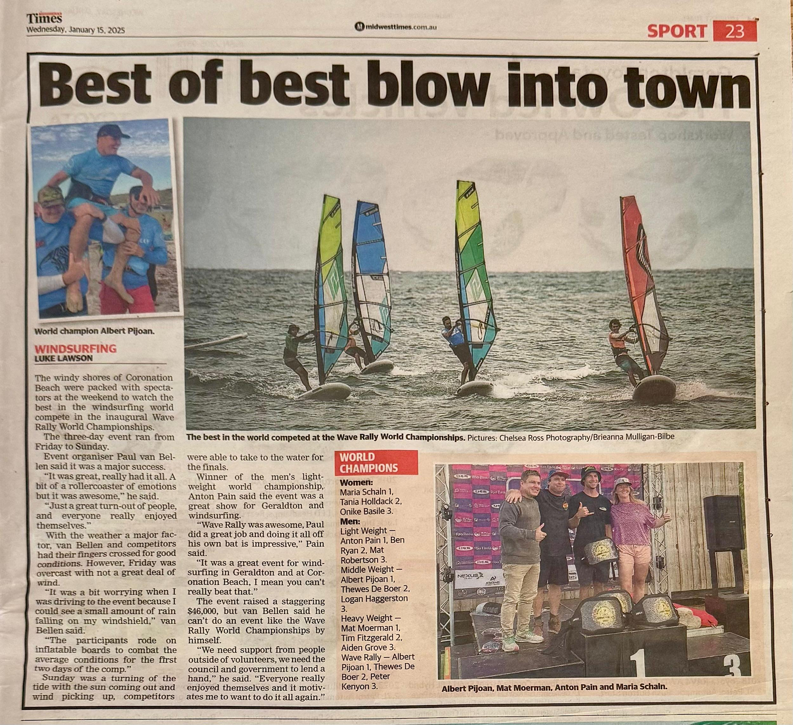 2025 Wave Rally press coverage